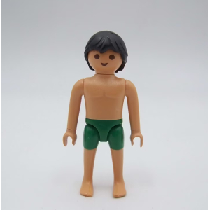 PLAYMOBIL (Z397) MER - Homme Vacancier en Short de Bain Plage 5165