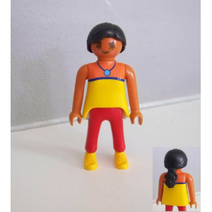 PLAYMOBIL (Z3130) MER - Femme Vacancière Yatch Bateau de Plaisance 3645