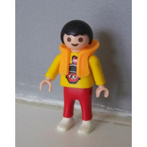 PLAYMOBIL (Z3137) MER - Enfant Garçon Bateau à Voile "Regina" 3774 avec Gilet