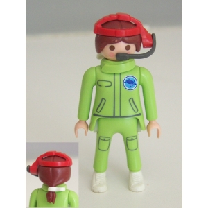 PLAYMOBIL (Z331) MER - Femme Pilote Sous-Marin de Recherche 4473