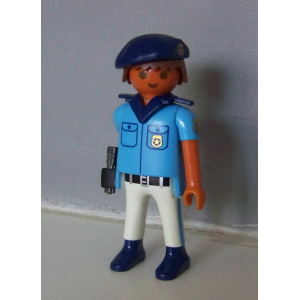 PLAYMOBIL (Z328) MER - Officier Homme Policier Plage Quad 3655