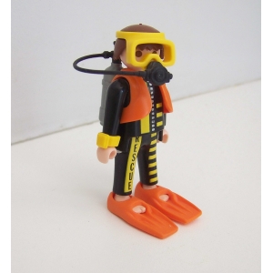 PLAYMOBIL (Z3149) MER - Homme Plongeur Bateau Secours Garde Cotes Ariane 3941