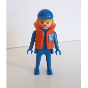 PLAYMOBIL (Z3143) MER - Homme Pêcheur 3574 Vintage