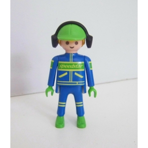 PLAYMOBIL (Z364) MER - Manager Equipe Speedstar Hors Bord de Course 3399