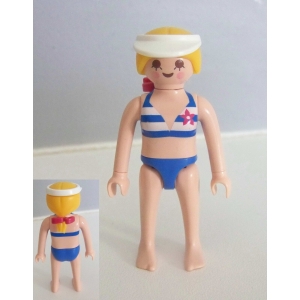 PLAYMOBIL (Z377) MER - Femme Vacancière en Maillot de Bain