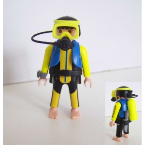 PLAYMOBIL (Z372) MER - Plongeur Homme Shark 4500