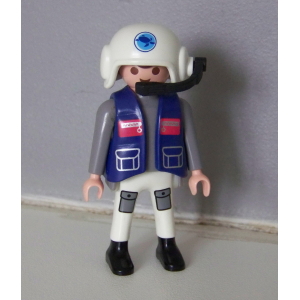 PLAYMOBIL (Z342) MER - Pilote du Mini Sous-Marin Sub-U2 Cloche de Plongée 4478