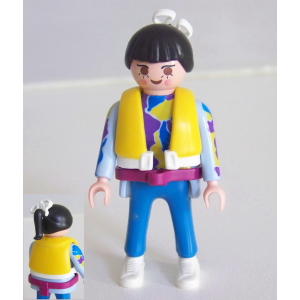PLAYMOBIL (Z347) MER - Femme Marin Pilote du Petit Catamaran 3183
