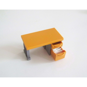 PLAYMOBIL (Z454) PORT - Bureau avec Tiroir Range Dossiers Poste Police Port 5128