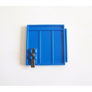 PLAYMOBIL (Z455) PORT - Porte Droite Bleue Zone de Chargement Portuaire P&M 4135