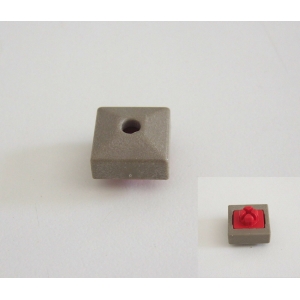 PLAYMOBIL (Z473) PORT - Support Fixation Pole Lumières P&M 4135 Drapeau 4009