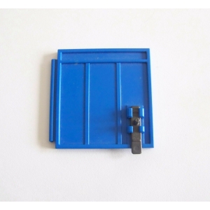 PLAYMOBIL (Z415) PORT - Porte Gauche Bleue Zone de Chargement Portuaire P&M 4135