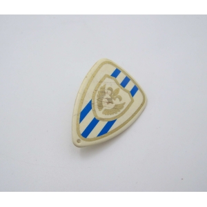 PLAYMOBIL (L664) MOYEN-AGE - Bouclier Blanc & Bleu Sir Christopher 3800 Abimé