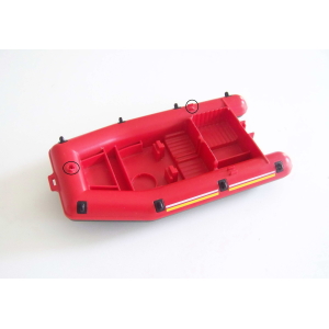 PLAYMOBIL (Z5c05) MER - Zodiac Bateau Pneumatique Rouge 3772 (Petites Casses)