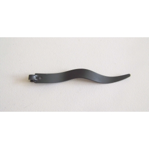 PLAYMOBIL (L747) MOYEN-AGE - Drapeau Fin Etendard Fanion Gris Foncé Château