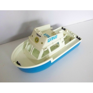 PLAYMOBIL (Z5c10) MER - Bateau Police 3539 (Jauni - Petites Casses)
