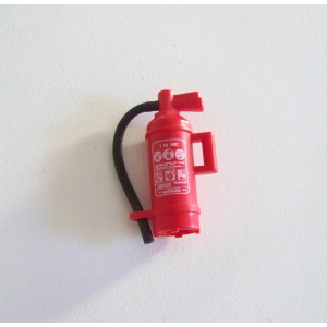 PLAYMOBIL (G1267) POMPIERS - Extincteur Rouge Moderne avec Tuyau