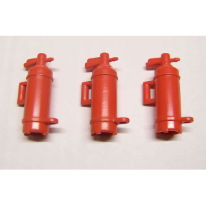 PLAYMOBIL (G1202) POMPIERS - Lot de 3 Extincteurs d'Incendie sans Tuyau