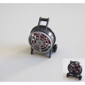 PLAYMOBIL (G1288) POMPIERS - Ventilateur Mobile Gris Foncé 5362