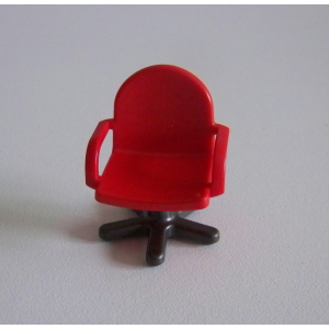 PLAYMOBIL (G1243) POMPIERS - Chaise de Bureau à Roulettes Caserne 3176
