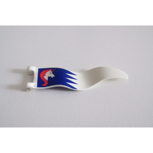 PLAYMOBIL (L734) MOYEN-AGE - Drapeau du Chevalier de la Licorne 3287