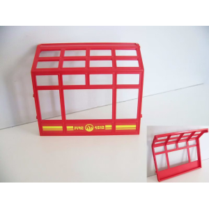 PLAYMOBIL (G450) POMPIERS - Grande Baie Vitrée Etage Caserne 5361