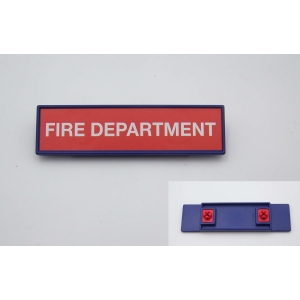 PLAYMOBIL (G463) POMPIERS - Enseigne Fire Department pour Caserne 3176 3386