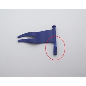 PLAYMOBIL (L751) MOYEN-AGE - Drapeau Bleu Extrémité Estrade Royale 3652 (défaut)