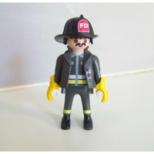 PLAYMOBIL (G2219) POMPIERS - Pompier US Américain 4621