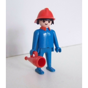 PLAYMOBIL (G2103) POMPIERS - Pompier avec Extincteur Vintage 3156 3525 3526