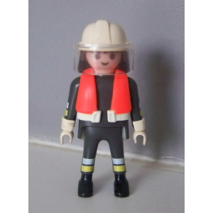 PLAYMOBIL (G2208) POMPIERS - Pompier d'Intervention avec Gilet de Sauvetage 4096