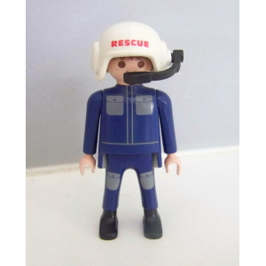 PLAYMOBIL (G2215) POMPIERS - Pilote Hélicoptère de Secours 4428