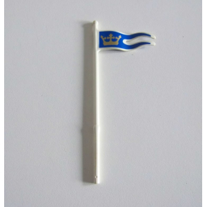 PLAYMOBIL (L710) MOYEN-AGE - Lance Hampe Drapeau du Chevalier d'Or 4430