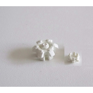 PLAYMOBIL (G3253) POMPIERS - Enjoliveur Blanc à 6 Pointes Camions 4820 4821 5362