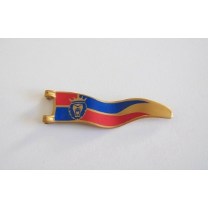PLAYMOBIL (L754) MOYEN-AGE - Drapeau Doré Rouge & Bleu Lion Royal 6006 6380