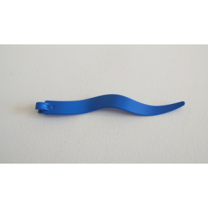 PLAYMOBIL (L736) MOYEN-AGE - Drapeau Fin Etendard Fanion Bleu Clair Château