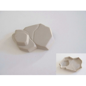PLAYMOBIL (I138) DECOR - Rocher Plat Cachette Gris 4014 5423