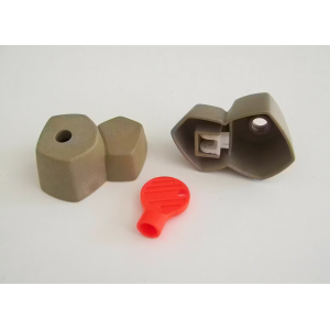 PLAYMOBIL (I1c10) DECOR - Lot de 2 Rocher Gris Gris Clair Petit Jauni