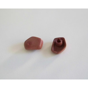 PLAYMOBIL (I128) DECOR - Lot 2 Petits Cailloux Marron Finition Cache Trou