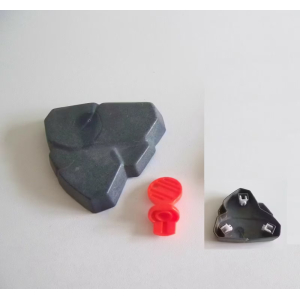 PLAYMOBIL (I103) DECOR - Rocher Gris Foncé Plate-Forme  Triangle