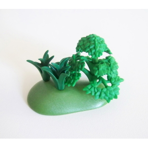 PLAYMOBIL (I232) VEGETATION - Parterre de Plantes & Arbuste Vert Foncé