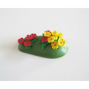 PLAYMOBIL (I233) VEGETATION - Petit Massif de Fleurs