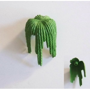 PLAYMOBIL (I280) VEGETATION - Mousse Tombante Vert Kaki pour Rocher
