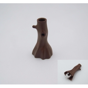PLAYMOBIL (I267) VEGETATION - Tronc d'Arbre Marron 5,5cm & Attache pour Basculer