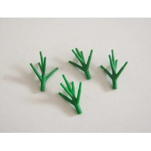 PLAYMOBIL (I2146) VEGETATION - Lot 4 Grande Tige Vert Foncé 3230 3240 3965 4095