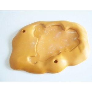 PLAYMOBIL (I2c02) VEGETATION - Plaque Orange pour Grotte 3029 3815 Tachée