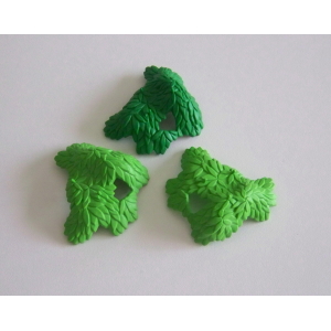 PLAYMOBIL (I239) VEGETATION - Lot 3 Petits Feuillages Clair & Foncé pour Arbre