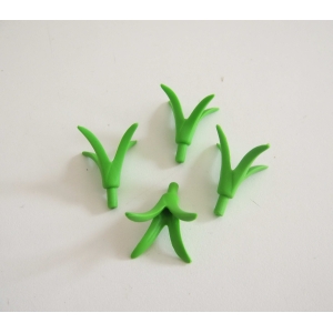 PLAYMOBIL (I2139) VEGETATION - Lot 4 Plante Herbe Vert Clair 3217 3229 3240 3227