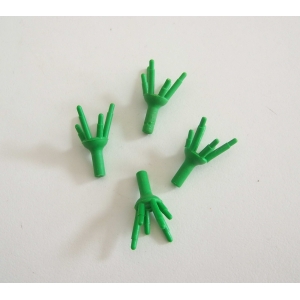 PLAYMOBIL (I2143) VEGETATION - Lot 4 Petite Tige Vert 3240 3634 3716 3965 3988