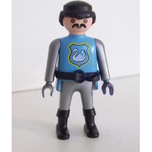 PLAYMOBIL (L4271) MOYEN-AGE - Soldat Chevalier du Cygne 3668